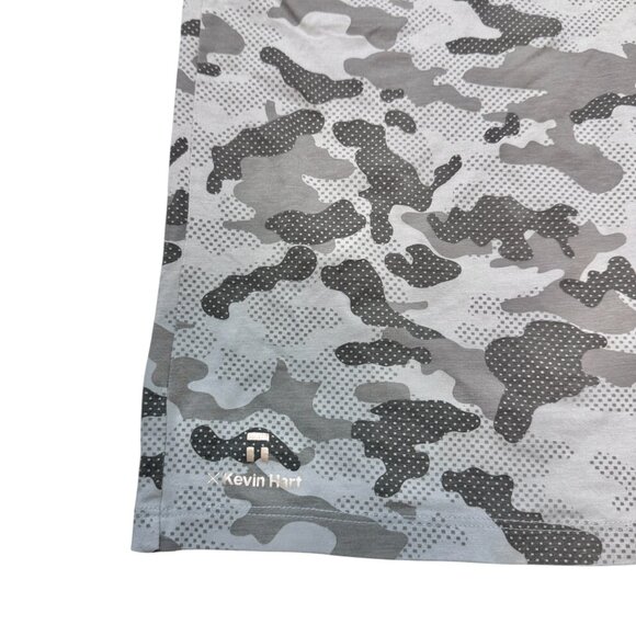Tommy John Gray Camo Print Micro Modal Soft Casual Shirt Men's XL - Picture 3 of 4